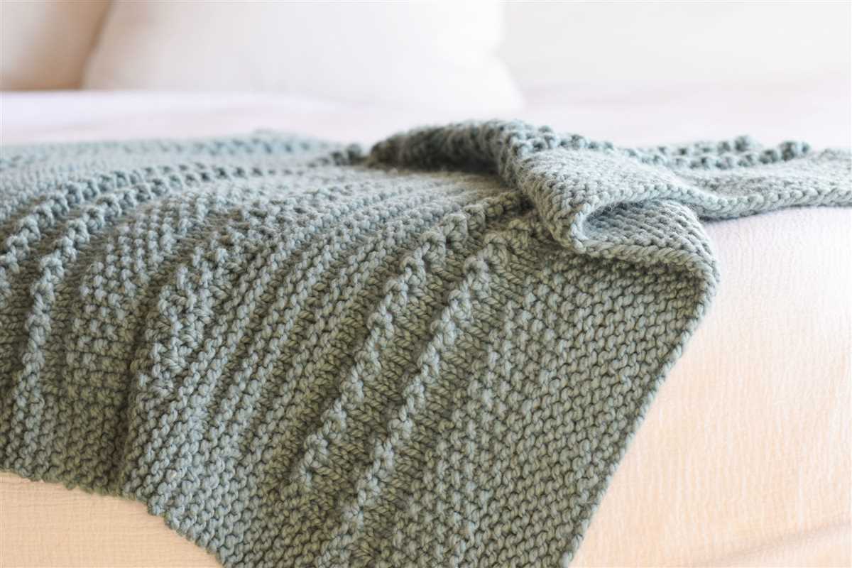 Knit throw patterns