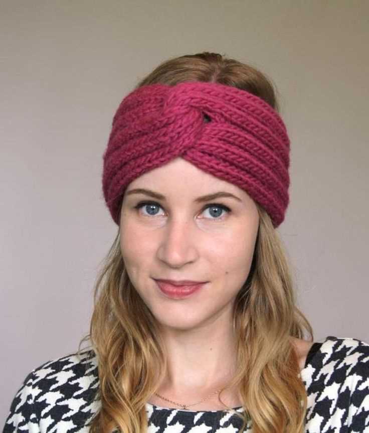 Knit turban headband pattern free