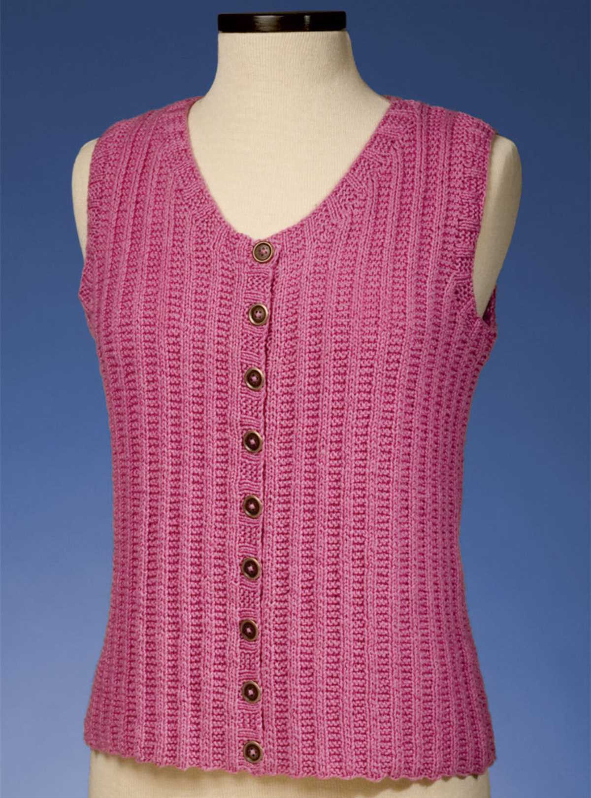 Knit waistcoat pattern