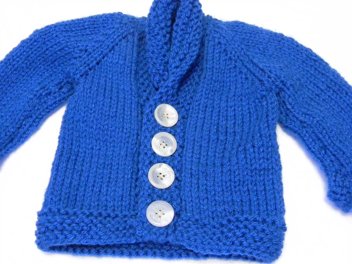 Knitted baby sweater free patterns