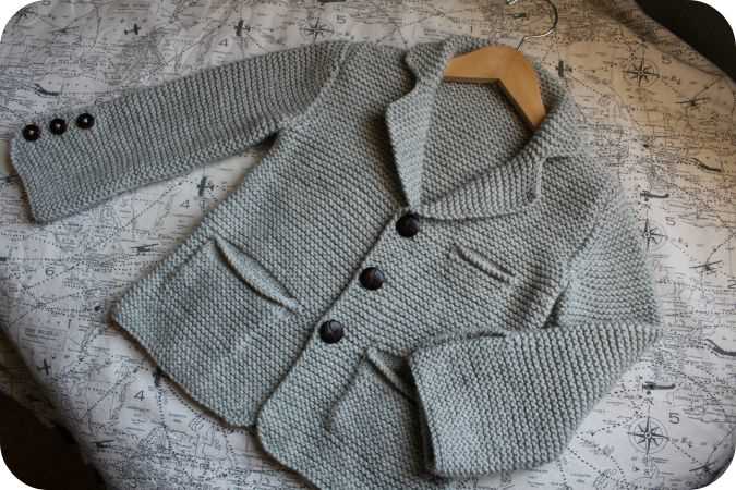 Knitted blazer pattern