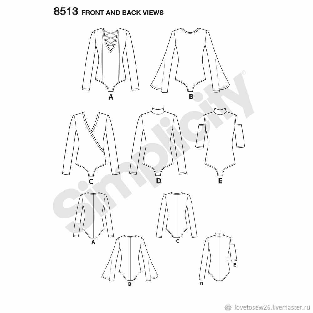 Knitted bodysuit pattern