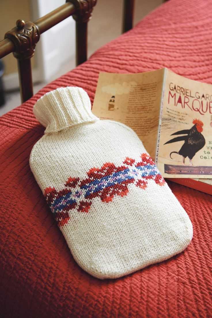 Knitted bottle cover pattern