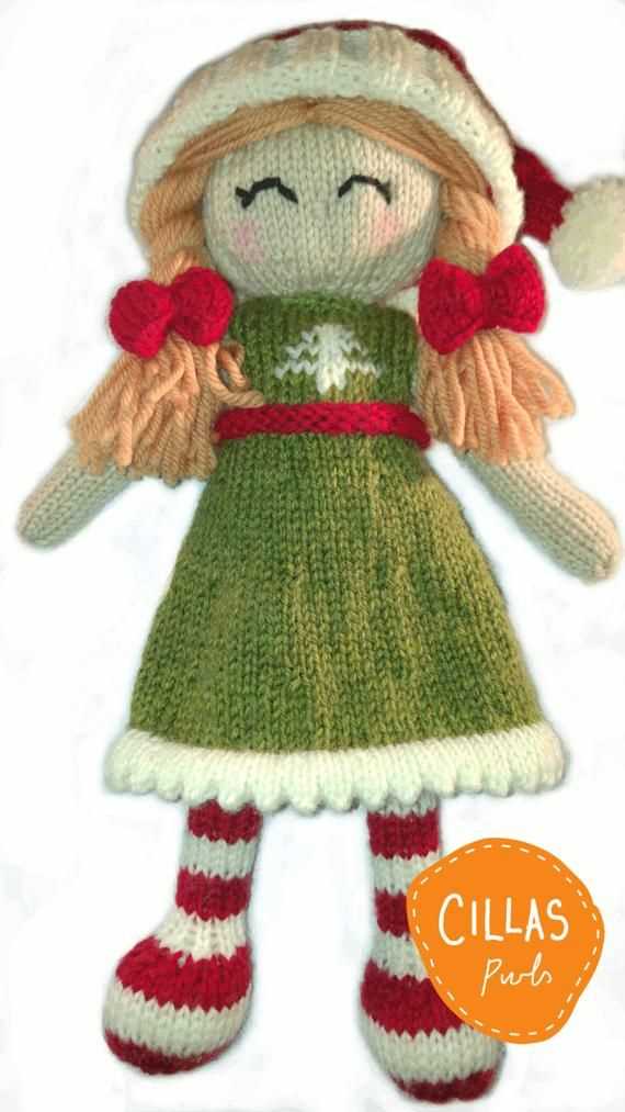 Knitted christmas elf pattern free