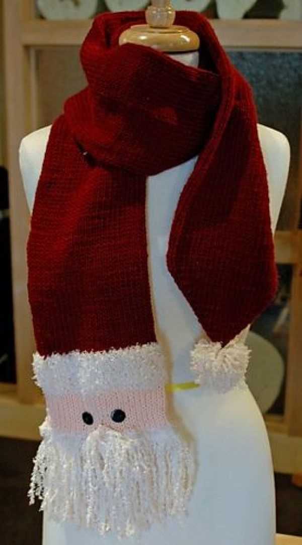 Knitted christmas scarf patterns