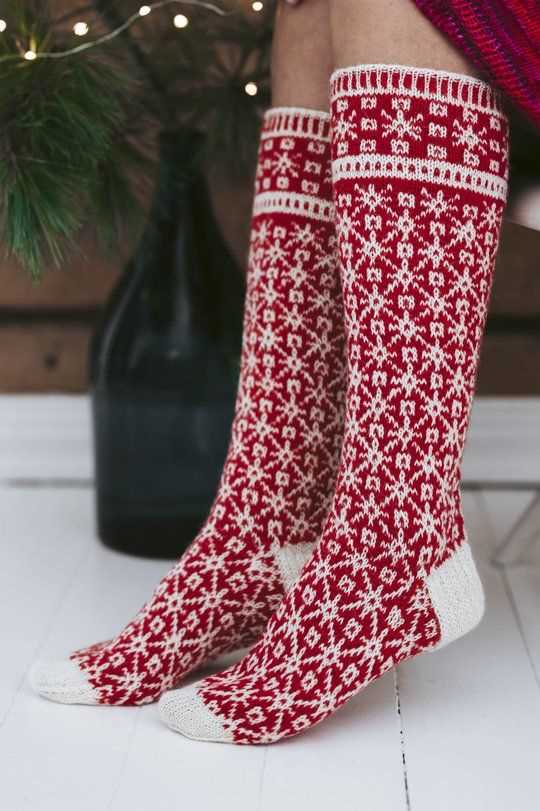 Knitted christmas sock patterns free