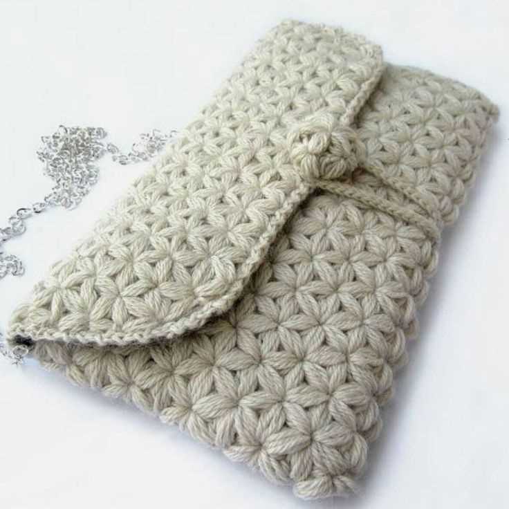 Knitted clutch bag pattern