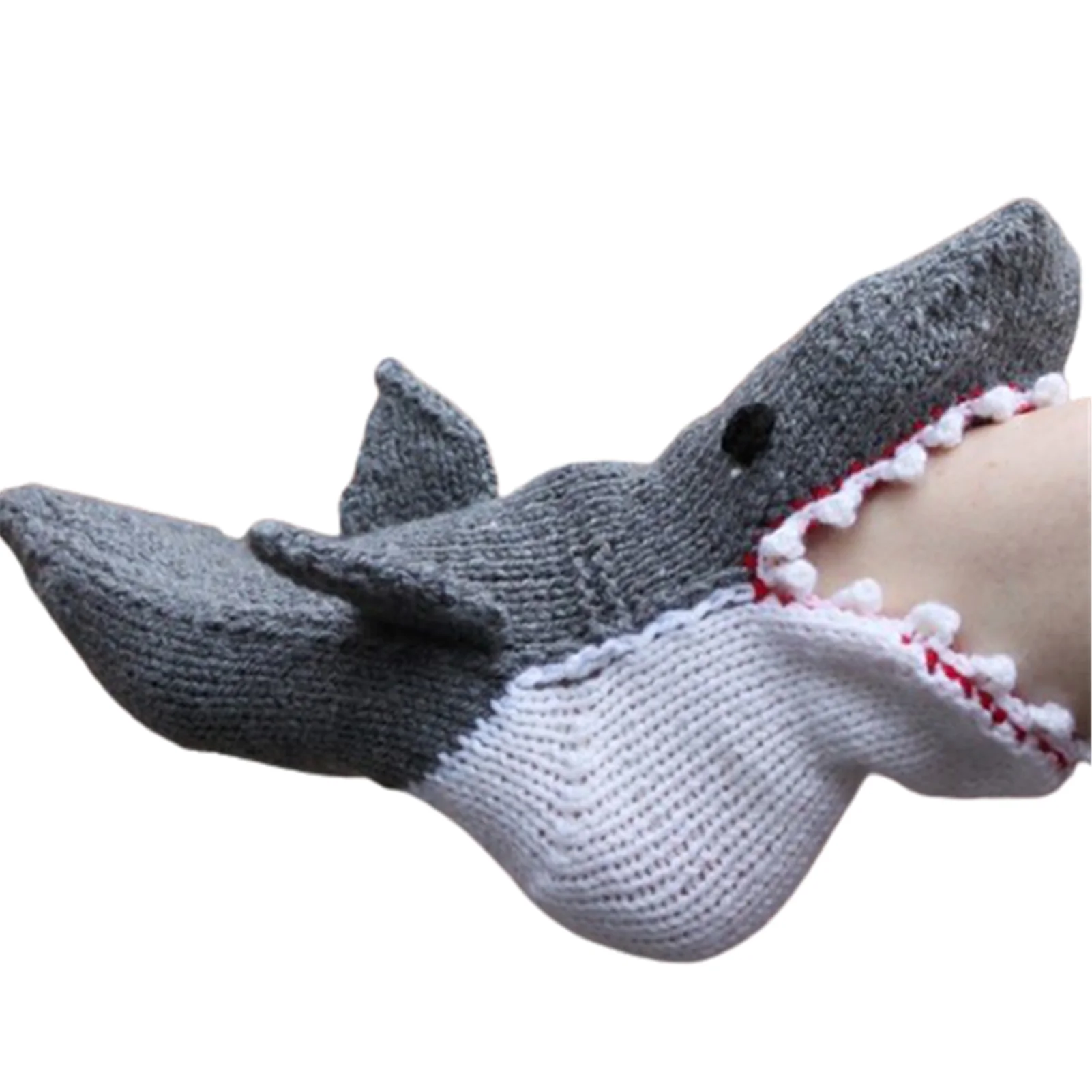 Knitted crocodile socks pattern free