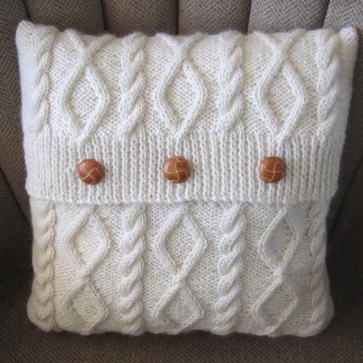 Knitted cushion covers free patterns