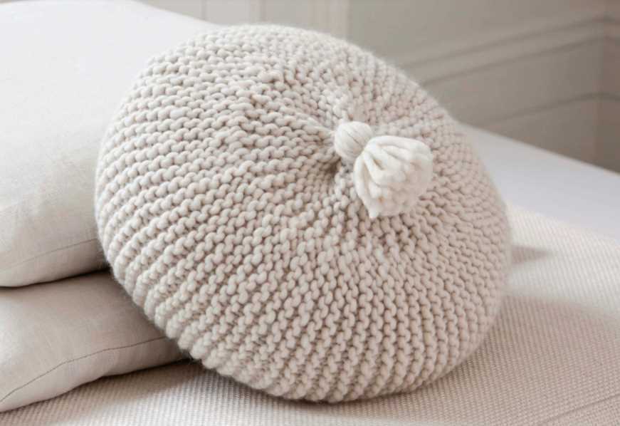 Knitted cushion covers free patterns
