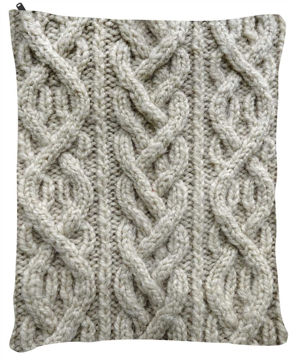 Knitted dog bed pattern