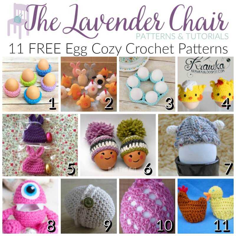 Knitted egg covers pattern free
