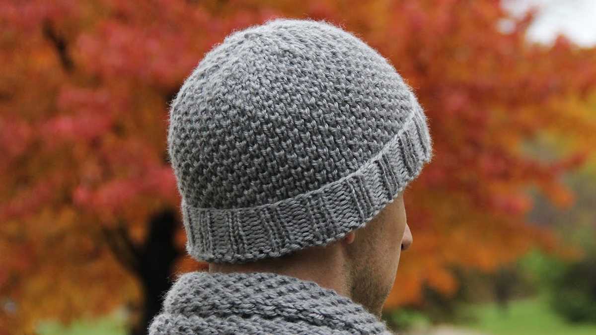 Knitted hat patterns for men