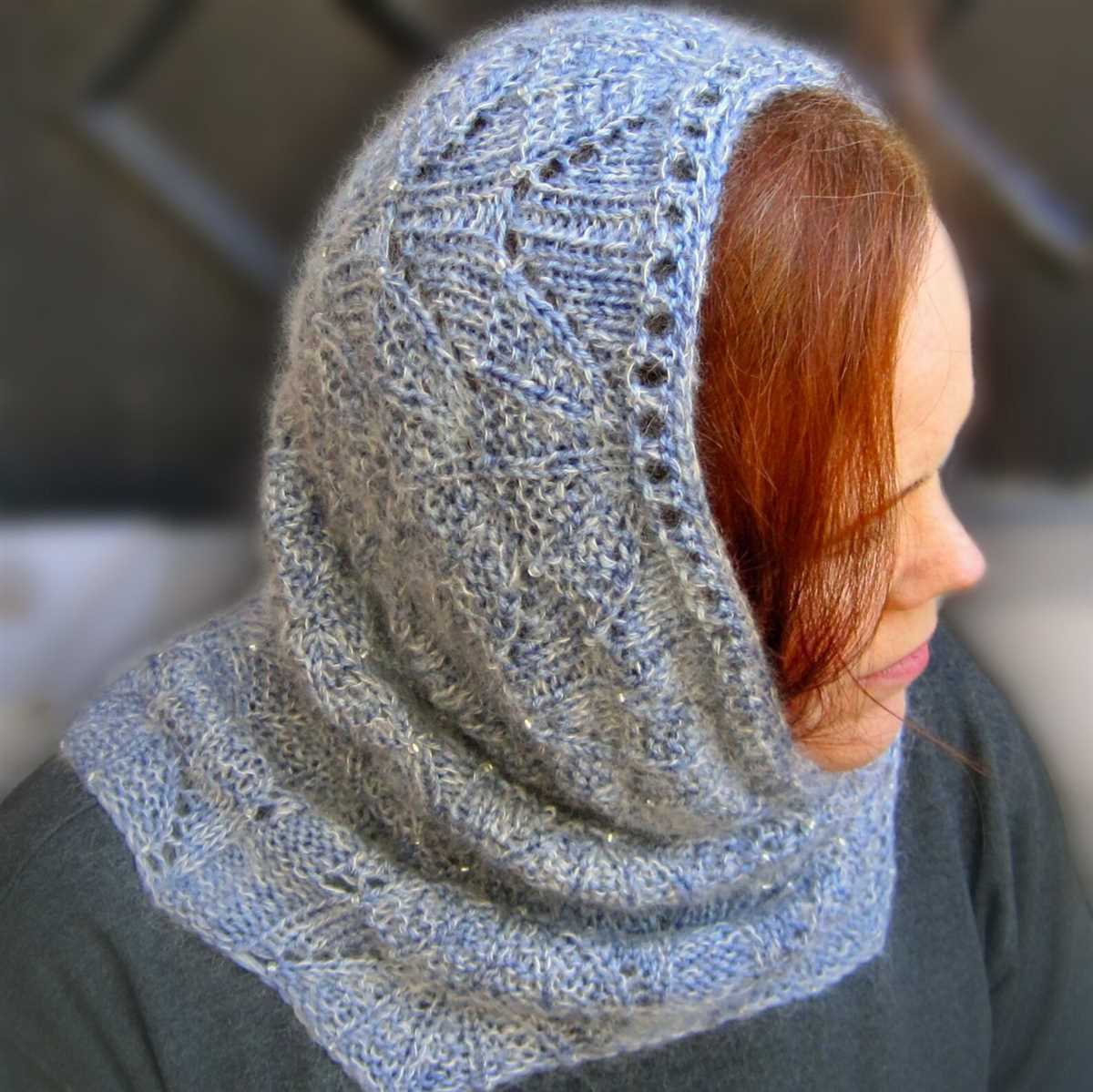 Knitted headscarf pattern