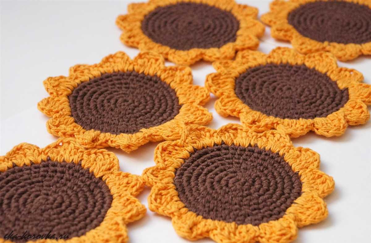 Knitted hot bowl holder pattern