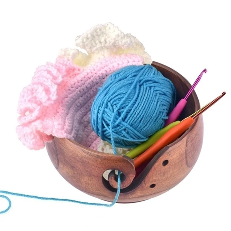 Knitted hot bowl holder pattern