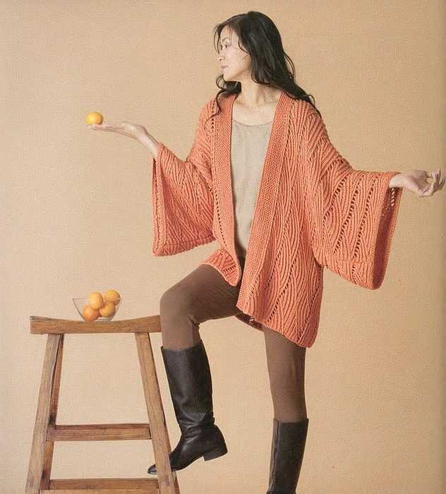 Knitted kimono pattern free
