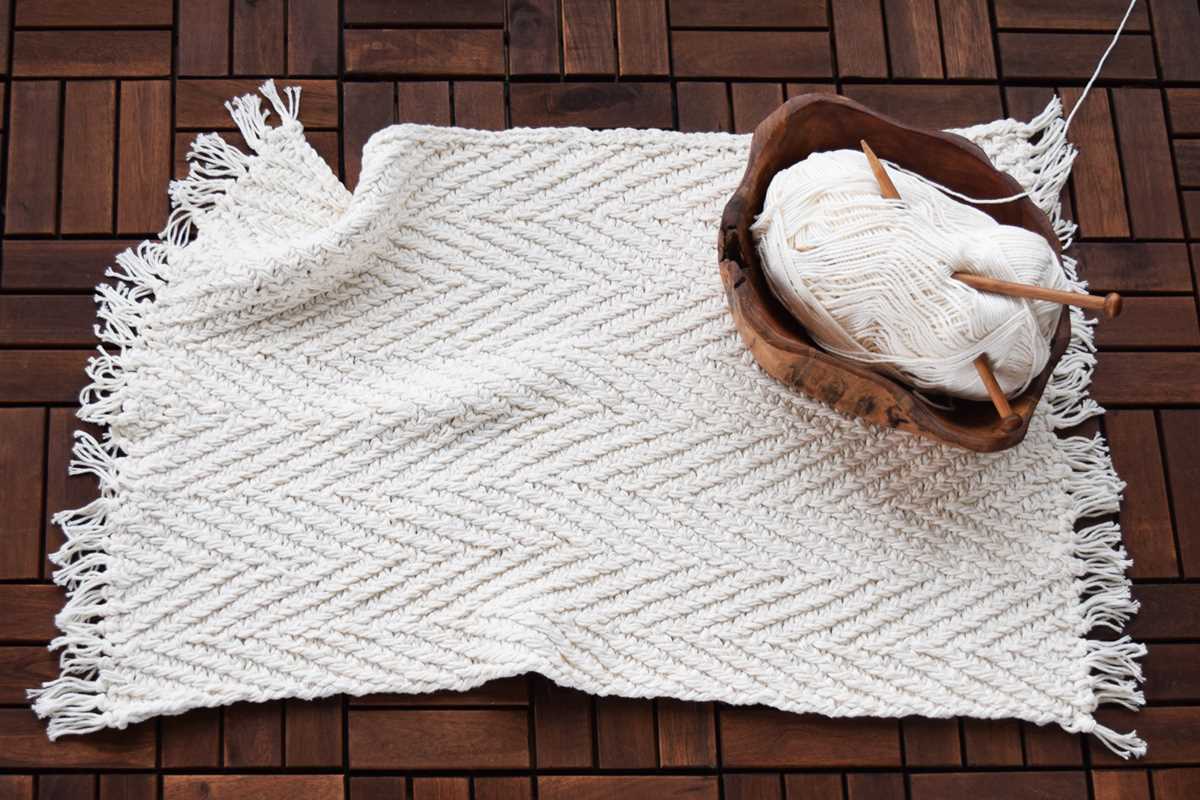 Knitted mug rug patterns