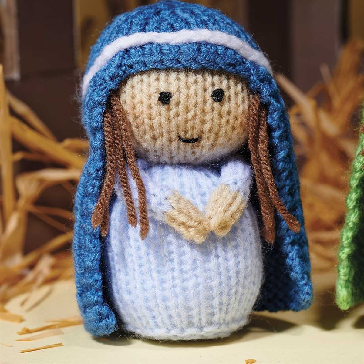 Knitted nativity set pattern free