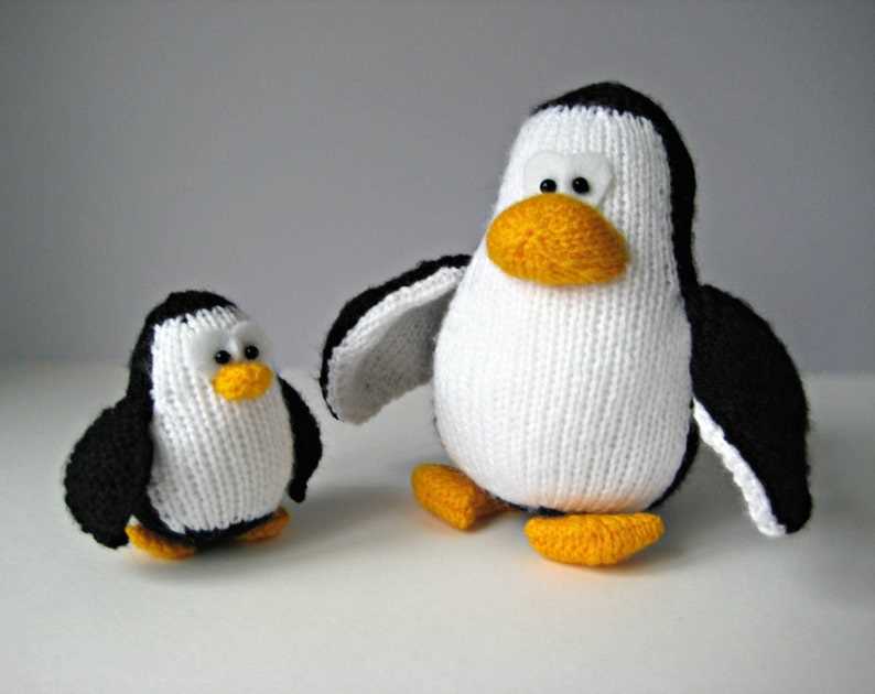 Knitted penguin toy pattern free