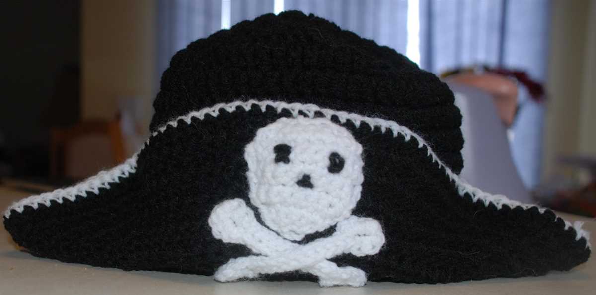Knitted pirate hat pattern