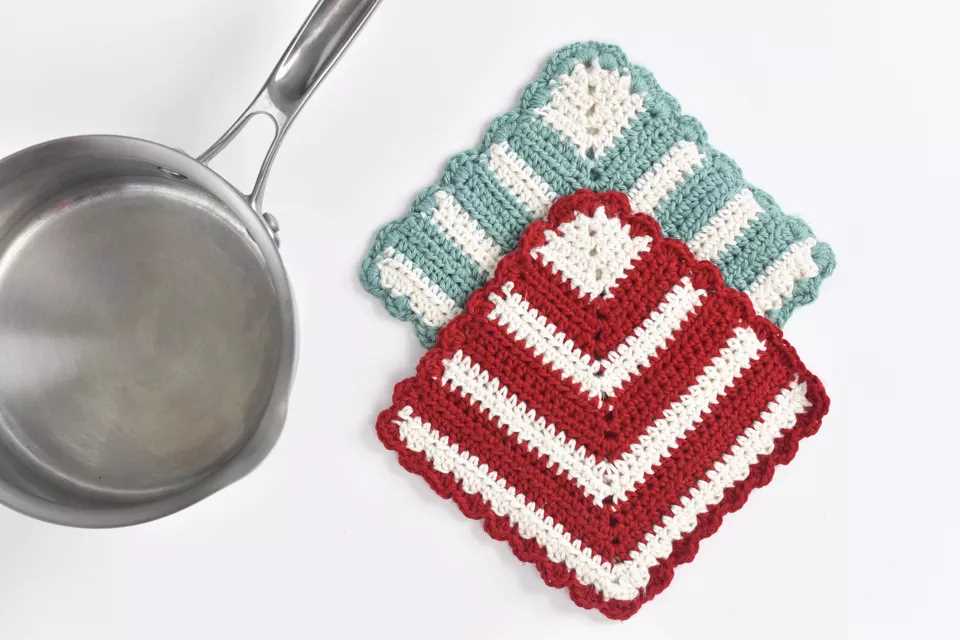 Knitted pot holder patterns free