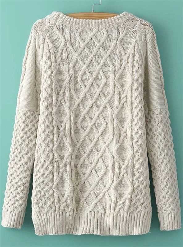 Knitted pullover sweater patterns free
