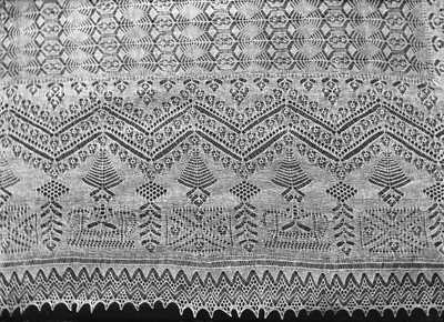 Unique and Beautiful Border Patterns for Knitted Shawls Knitted shawl border patterns