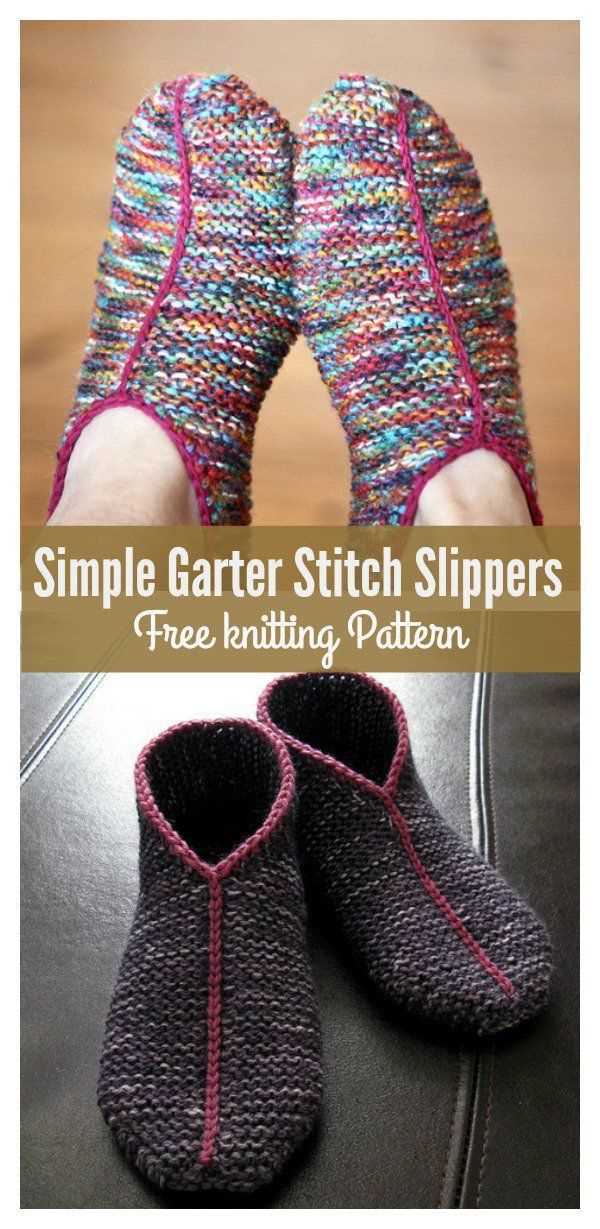Knitted slipper patterns for beginners