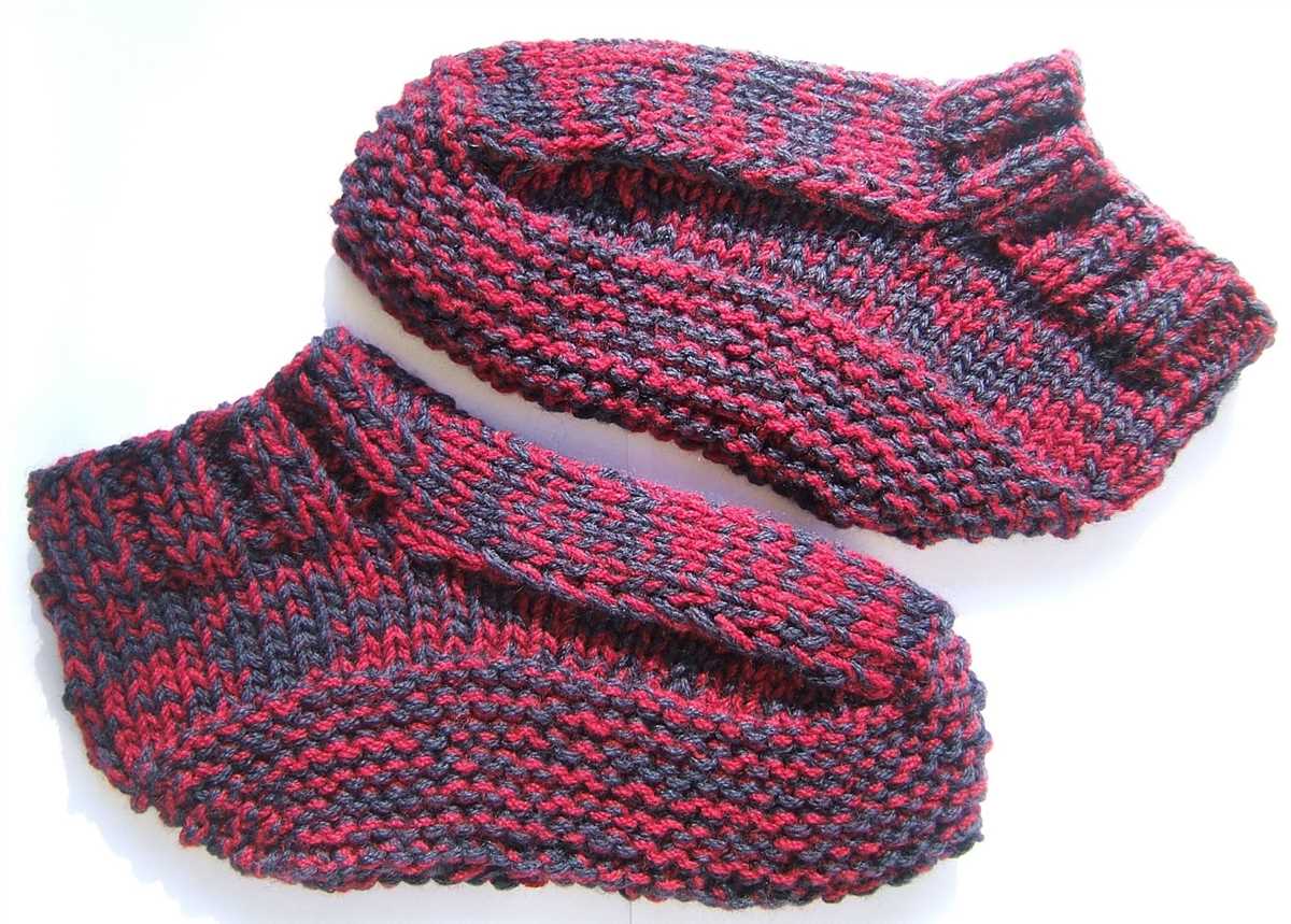 Knitted slipper patterns for beginners