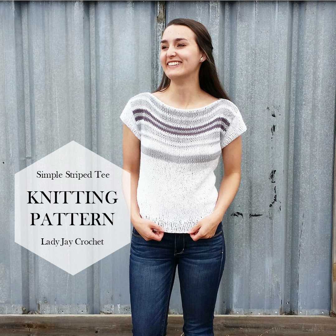 Creating a Classic and Cozy Knitted T-Shirt - A Step-By-Step Pattern Guide Knitted t-shirt pattern