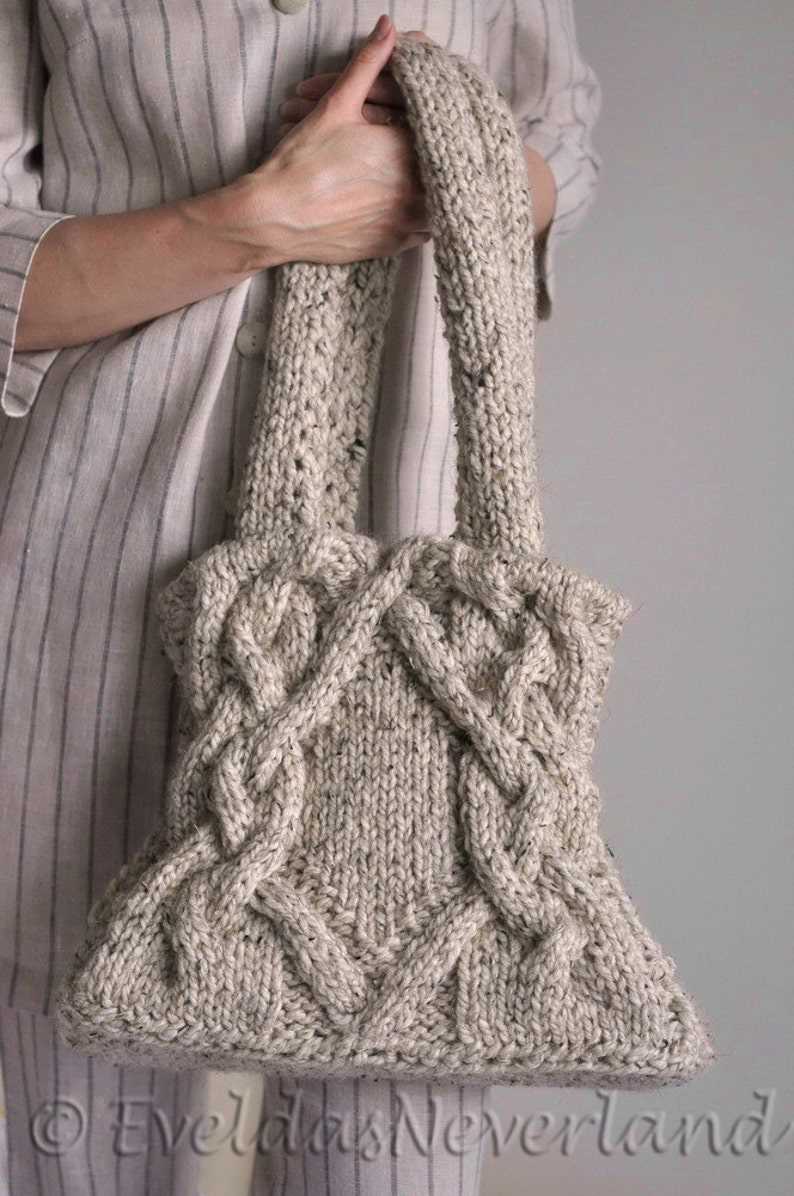 Knitted tote bag patterns