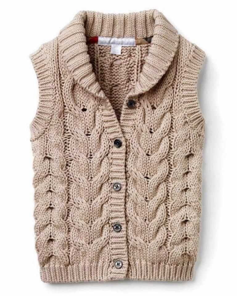 Knitted vest top free pattern