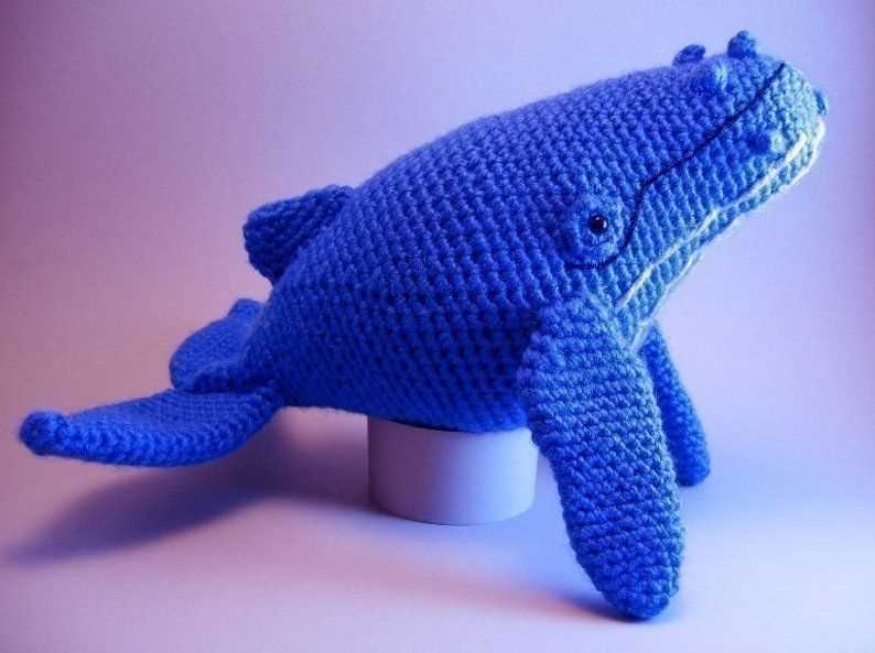 Knitted whale toy pattern