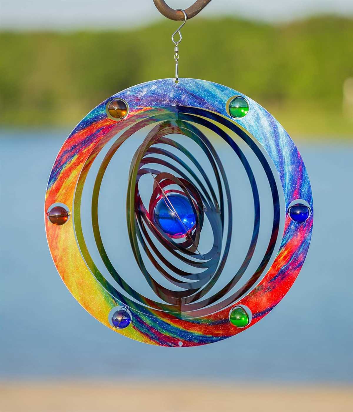 Knitted wind spinner pattern