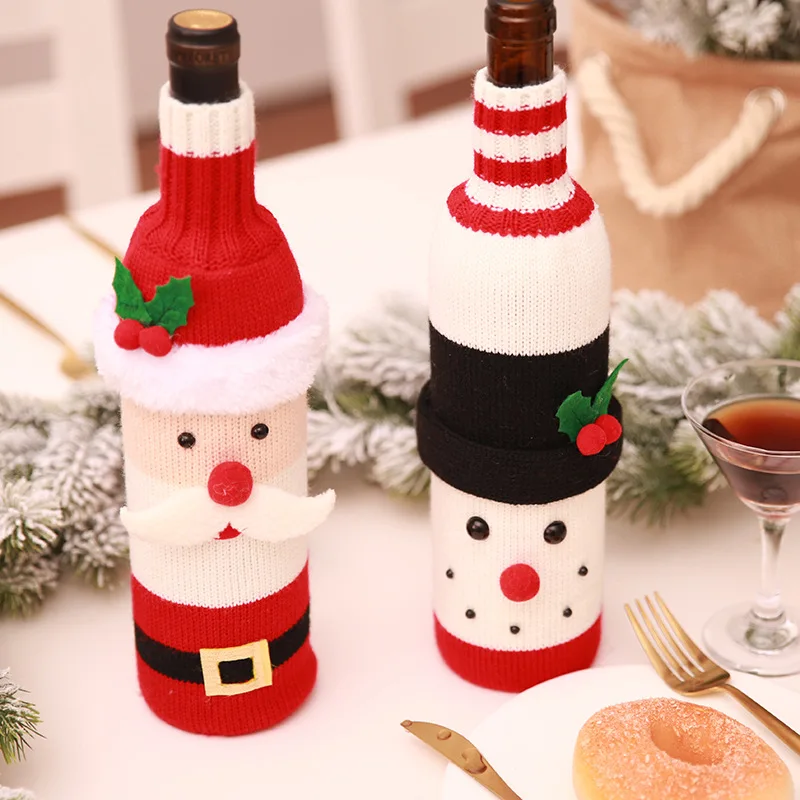 Knitted wine bottle bag pattern
