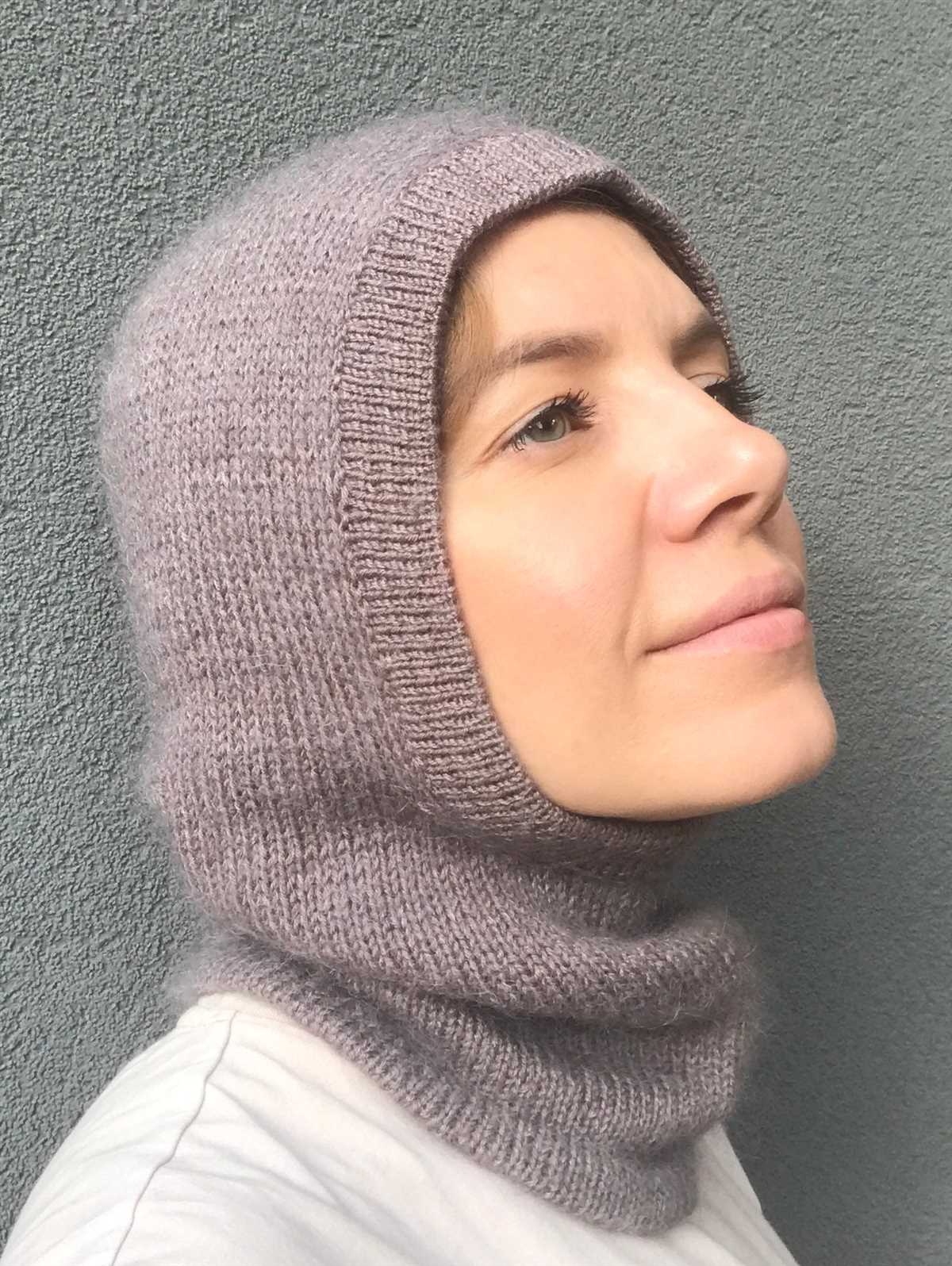 Knitted balaclava pattern
