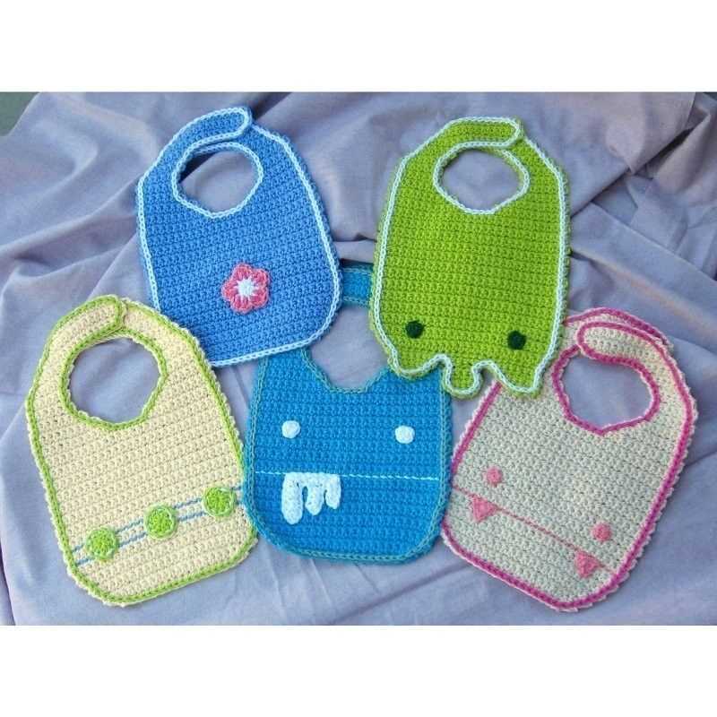 Knitted bib pattern free