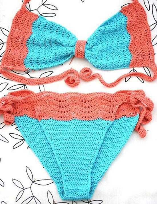 Knitted bikini pattern free