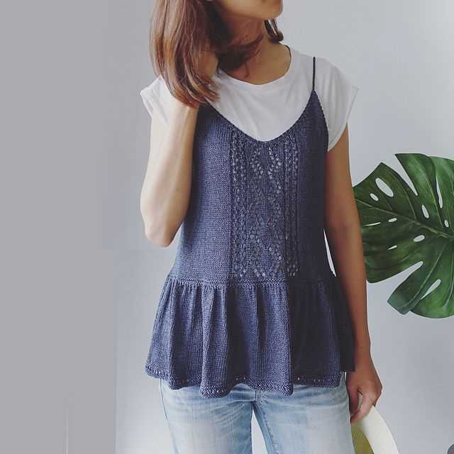 Create your own stylish knitted camisole with this easy-to-follow pattern Knitted camisole pattern