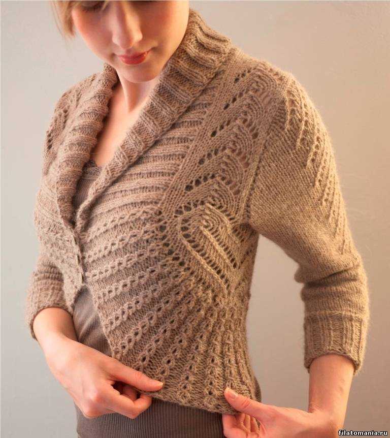 Knitted cardigan pattern