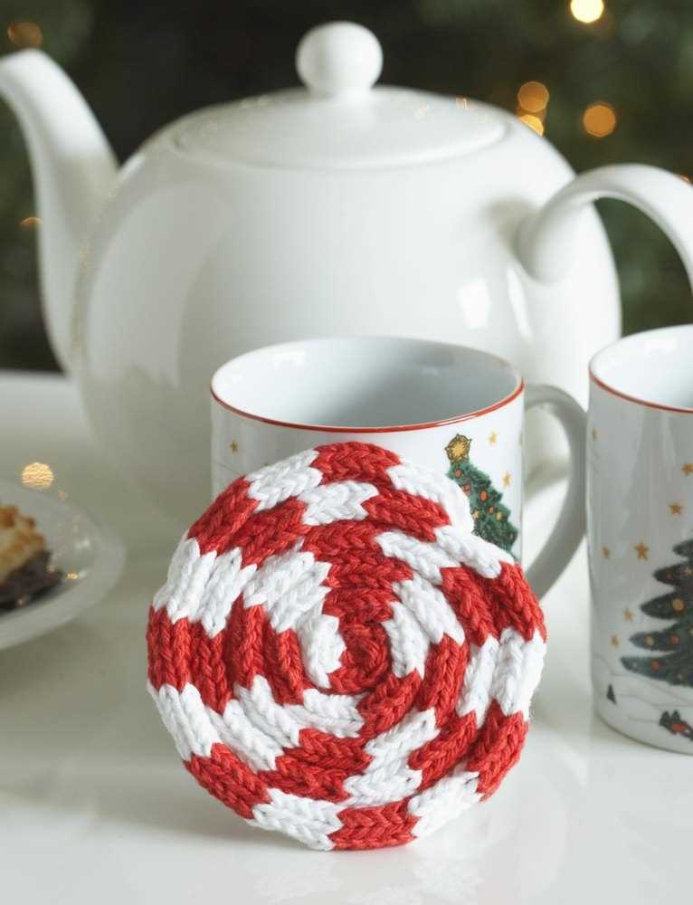 Knitted christmas coaster patterns