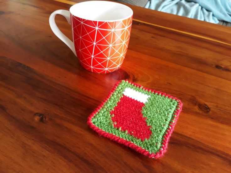 Knitted christmas coaster patterns