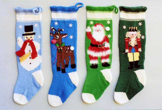 Knitted christmas stocking kits patterns