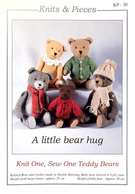 Knitted clothes for teddy bears patterns