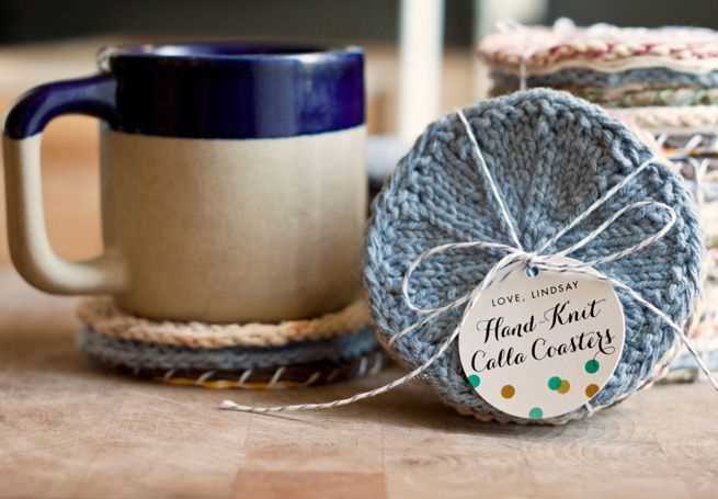 Knitted coaster patterns