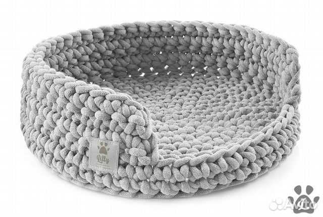 Knitted dog bed pattern