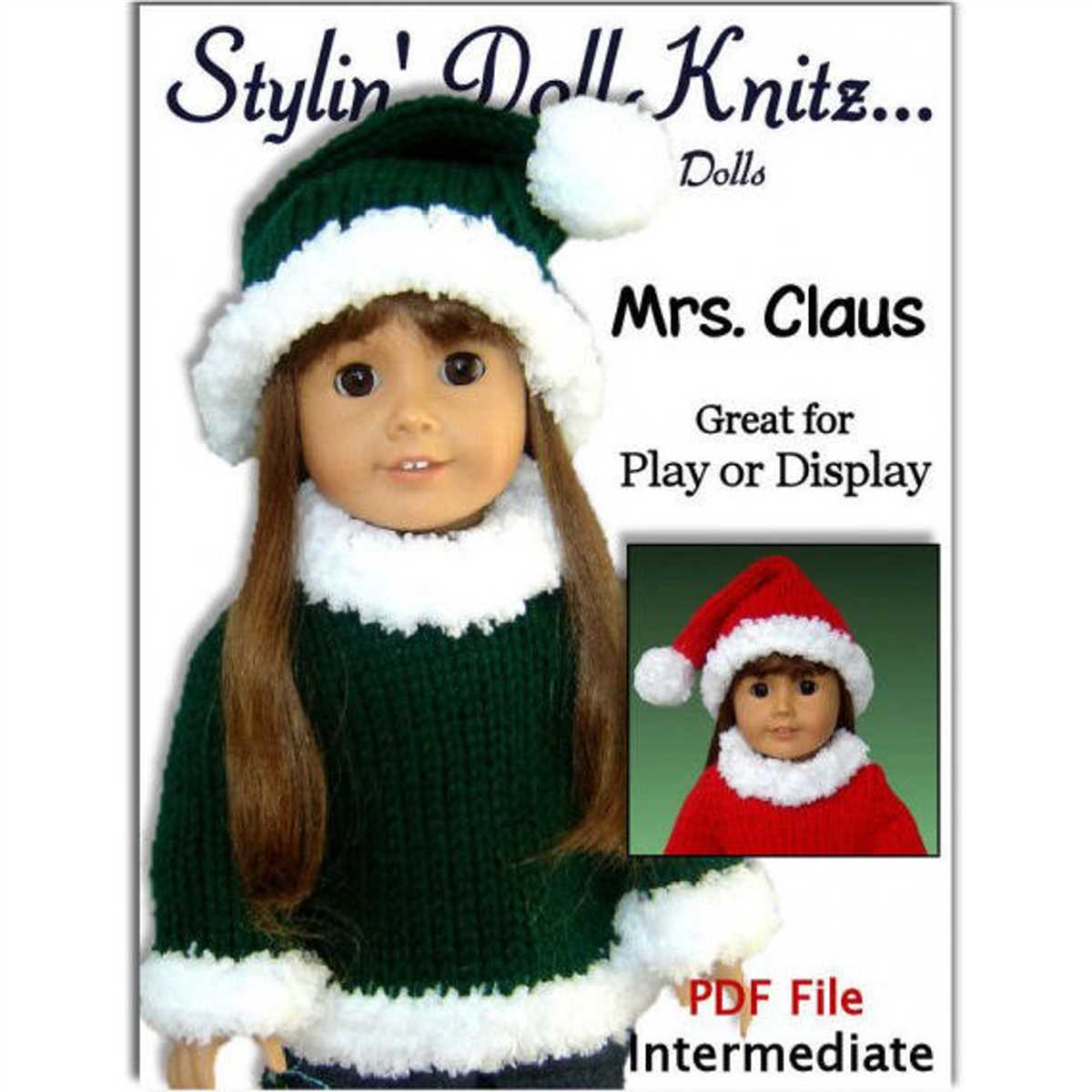Knitted doll clothes patterns for 18 inch dolls