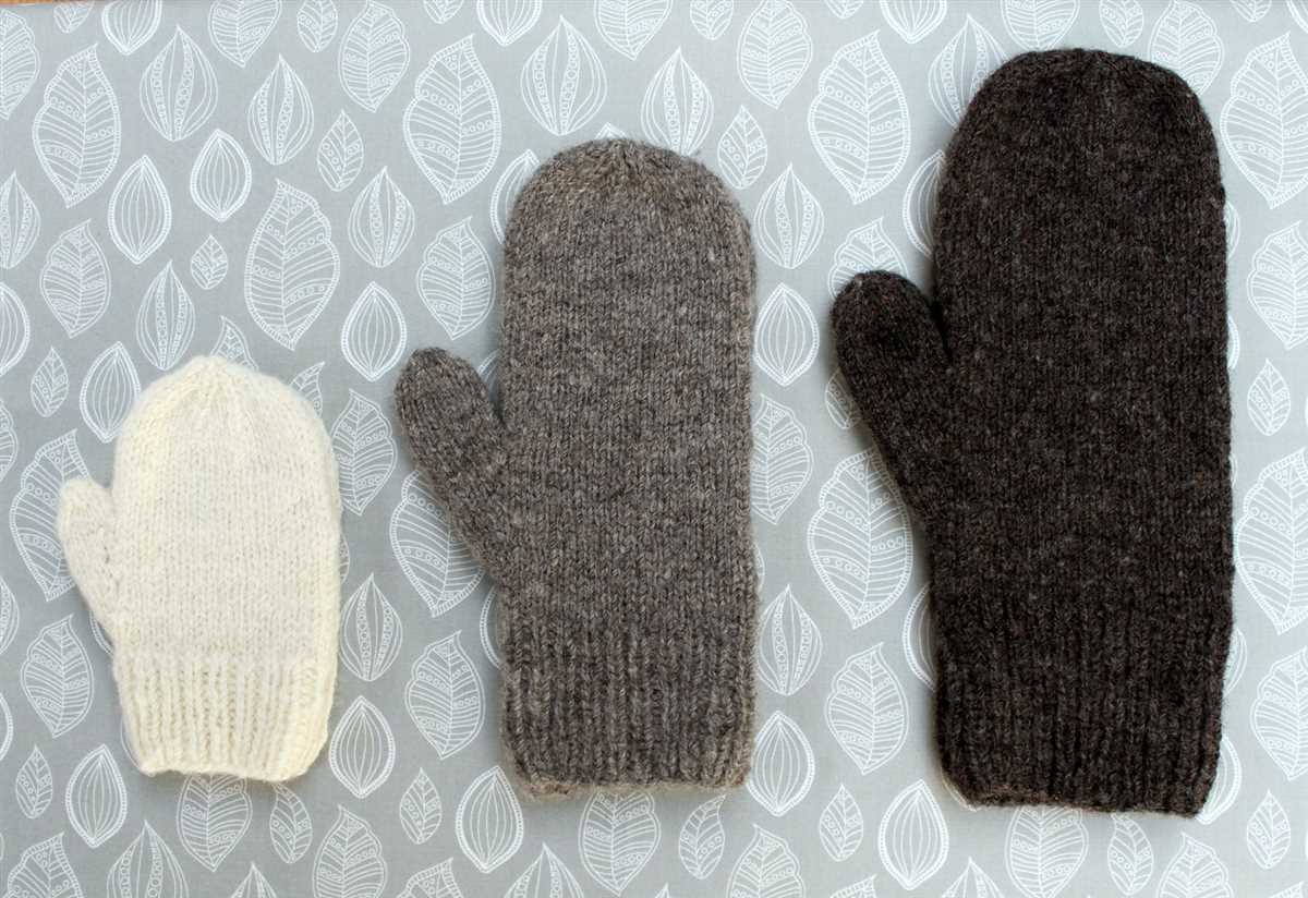 Knitted fingerless mittens pattern free
