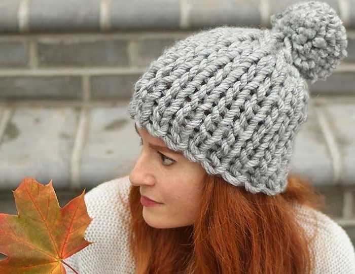 Knitted hat patterns using chunky yarn